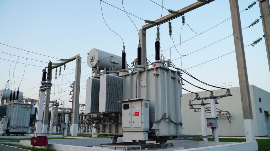 Utility substation relay control panel manufactured in the USA